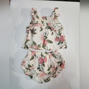 Old Navy Floral Top and Bubble Set for Baby
